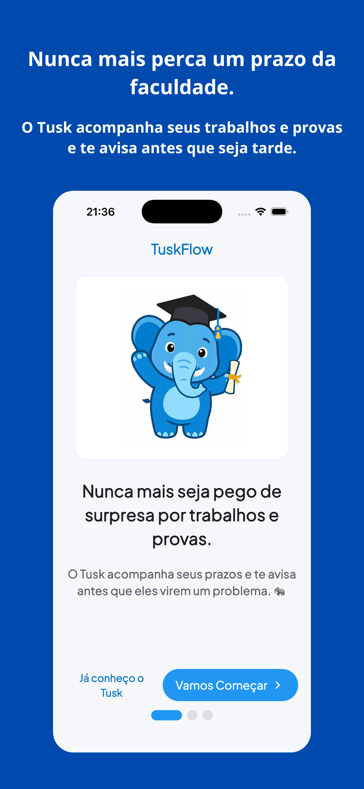 TuskFlow — tela 1